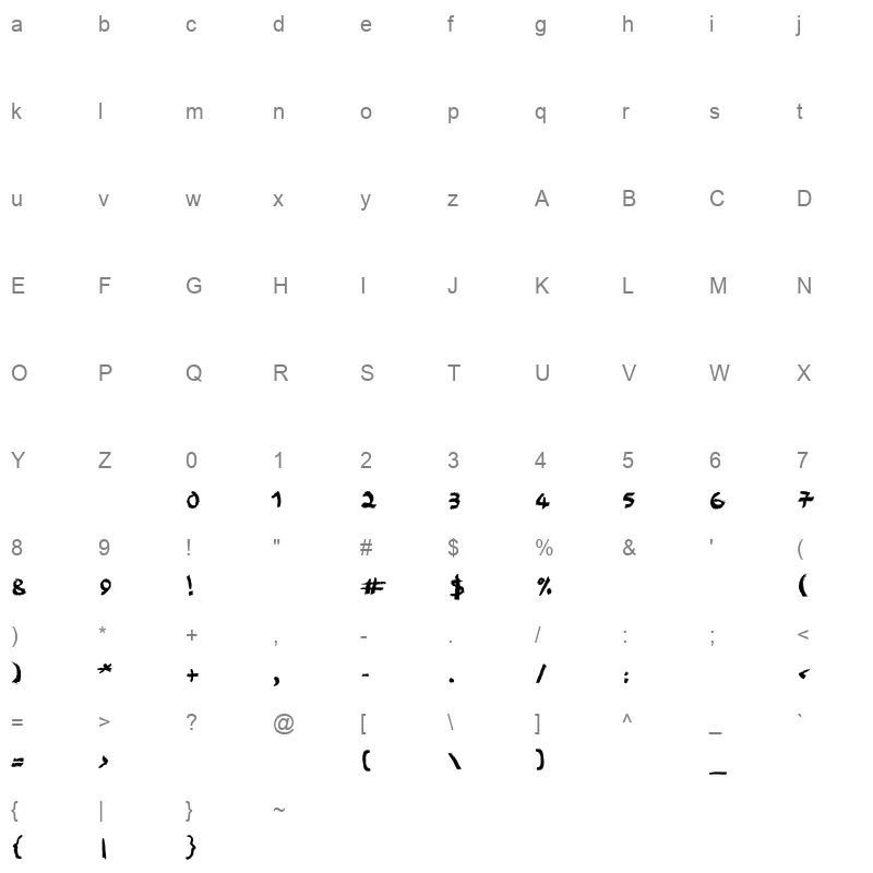 29LT Massira Lipstick Character Map