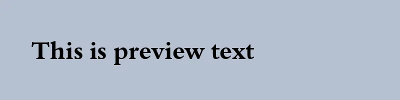 Preview of Aldine401 BT Bold