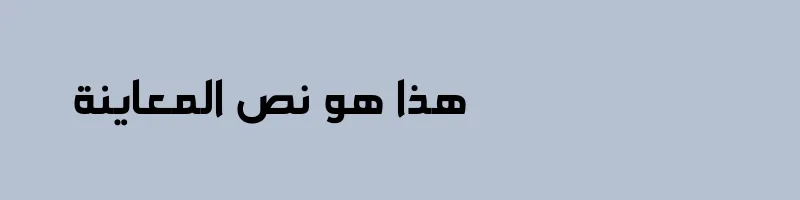 Preview of AraAqeeq Bold